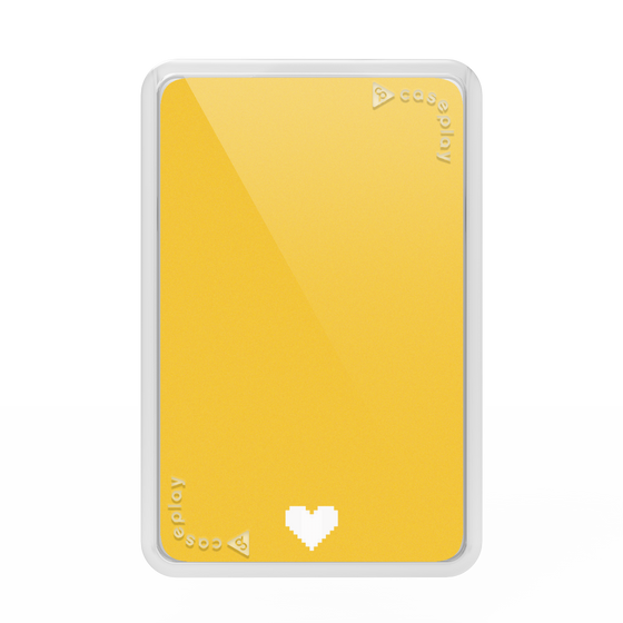 Premium Card Wallet［ Original - Favorite Color Heart - Yellow ］