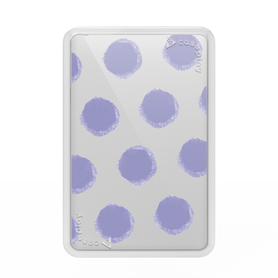 Premium Card Wallet［ Original - Favorite Color Polka Dots - Purple ］