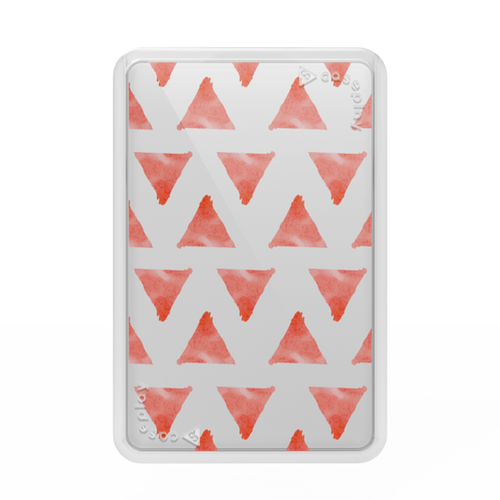 Premium Card Wallet［ Original - Favorite Color Triangle - Red ］