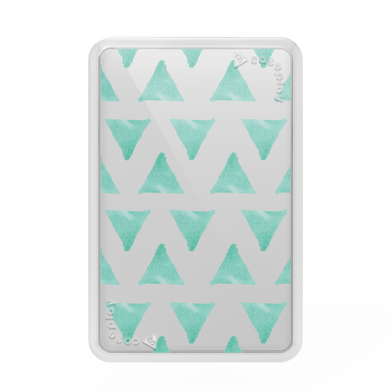 Premium Card Wallet［ Original - Favorite Color Triangle - Green ］
