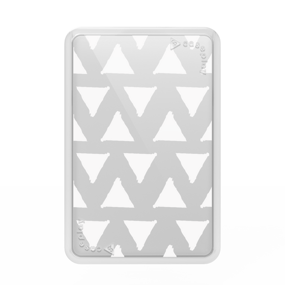Premium Card Wallet［ Original - Favorite Color Triangle - White ］