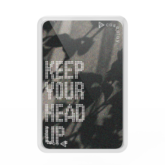 Premium Card Wallet［ Original - Dot Overlay - KEEP YOUR HEAD UP/B ］