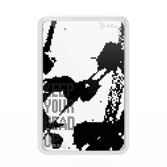 Premium Card Wallet［ Original - Dot Overlay - KEEP YOUR HEAD UP/C ］