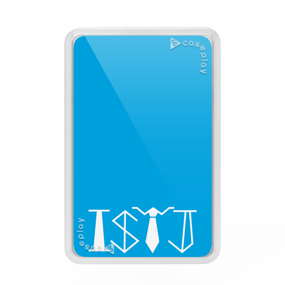 Premium Card Wallet［ Original - ISTJ Logistician - Alphabet - Blue ］