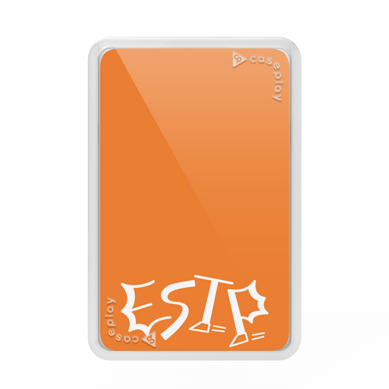 Premium Card Wallet［ Original - ESTP Entrepreneur - Alphabet - Orange ］
