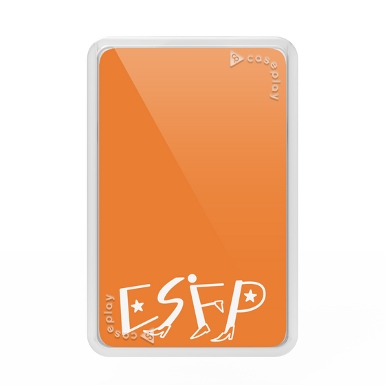 Premium Card Wallet［ Original - ESFP Entertainer - Alphabet - Orange ］