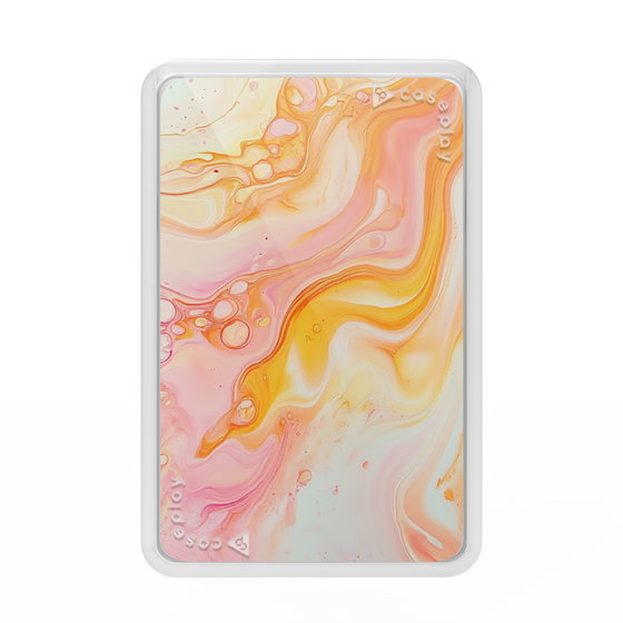 Premium Card Wallet［ Color Rain - Original - Tangerine Mist ］