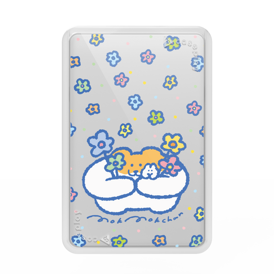 Premium Card Wallet［ Mokumoku-chan - Flowers ］