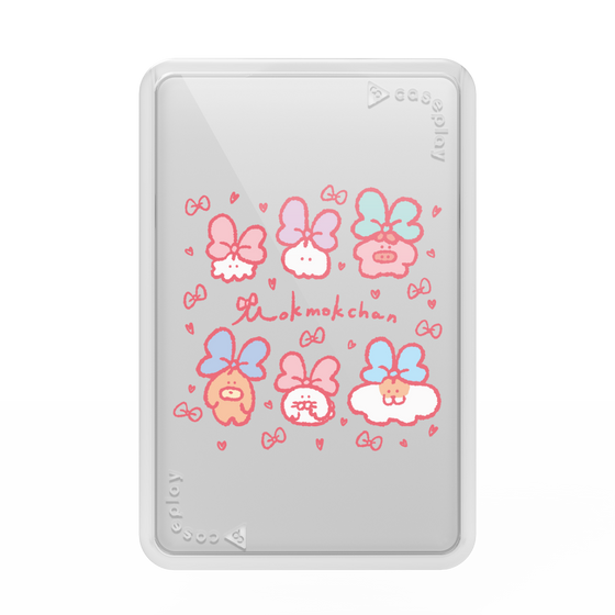 Premium Card Wallet［ Mokumoku-chan - Ribbons ］