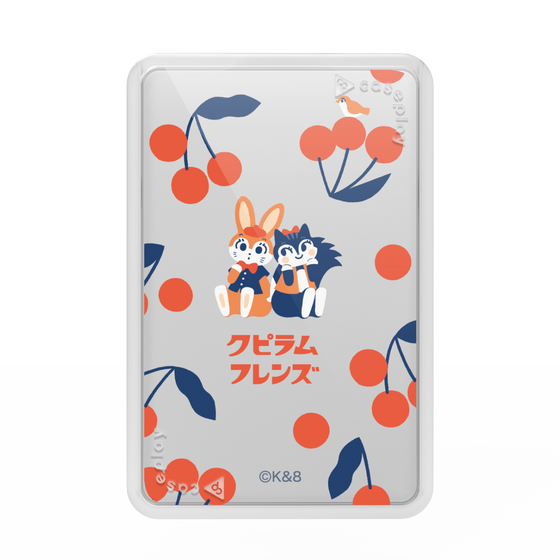 Premium Card Wallet［ Kuppyramu Friends - Cherry ］