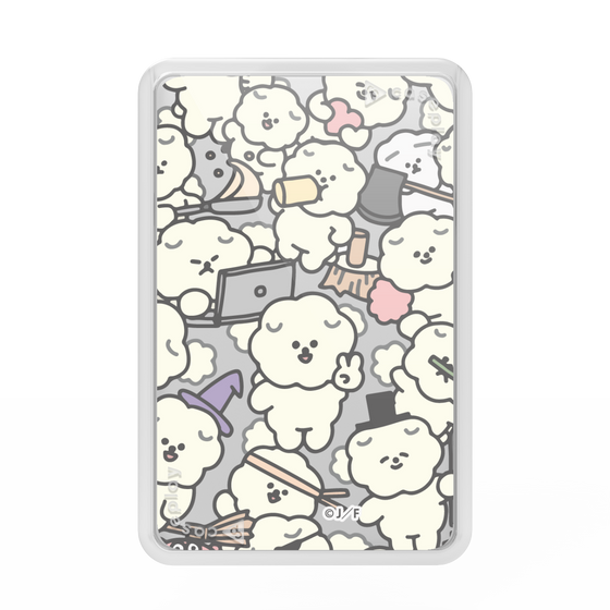 Premium Card Wallet［ Mossari Mosao - Fluffy - Clear ］
