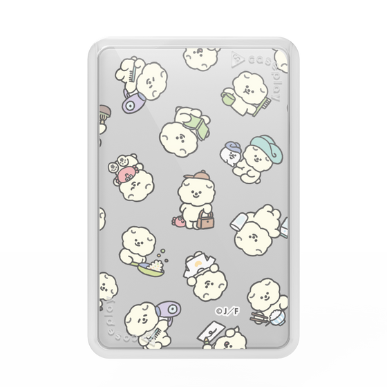 Premium Card Wallet［ Mossari Mosao - Lots of Mosao - Clear ］
