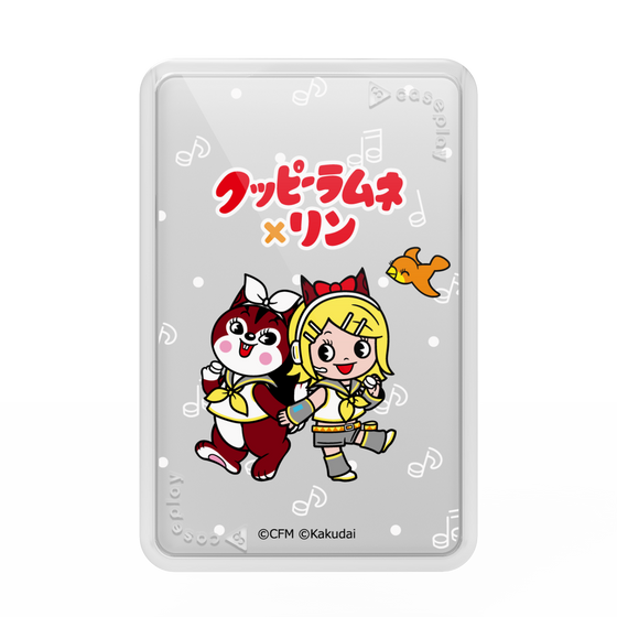 Premium Card Wallet［ Hatsune Miku × Kuppy Ramune – Kagamine Rin × Ram – Chibi Illustration ］