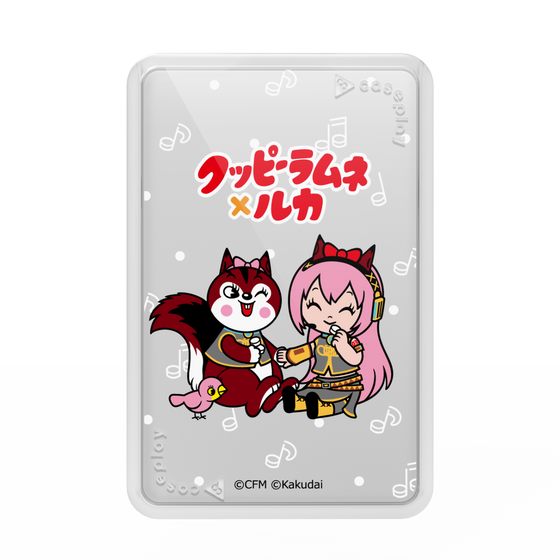 Premium Card Wallet［ Hatsune Miku × Kuppy Ramune – Megurine Luka × Ram – Chibi Illustration ］