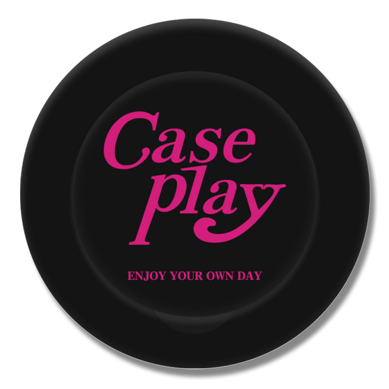 Smart Grip Stand [ Black ]［ Original - ENJOY YOUR OWN DAY - Pink ］
