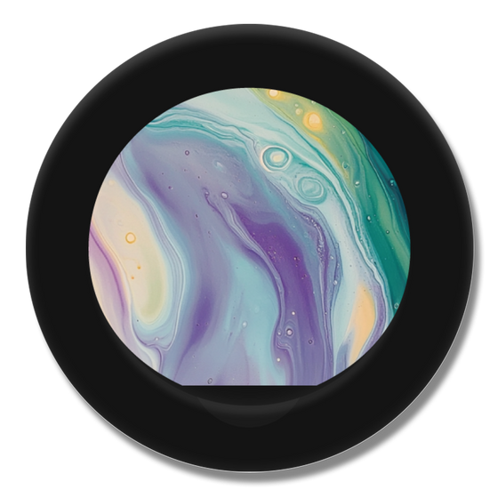 Smart Grip Stand [ Black ]［ Color Rain - Original - Dusky Forest ］