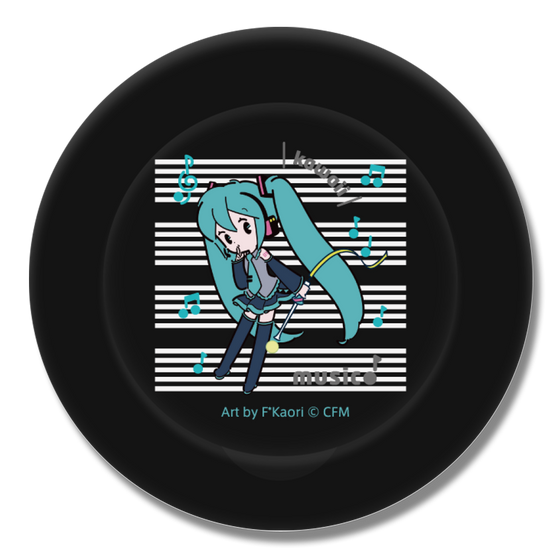Smart Grip Stand [ Black ]［ HATSUNE MIKU - Musical Note ］