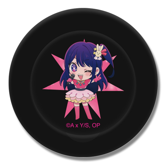 Smart Grip Stand [ Black ]［ 【OSHI NO KO】 - Ai - Mini Character ］