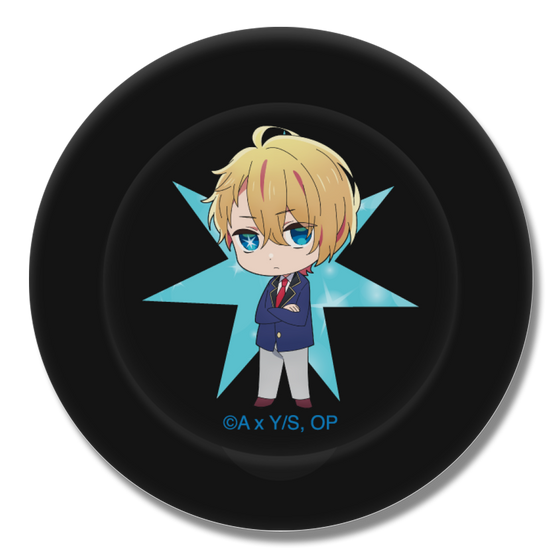 Smart Grip Stand [ Black ]［ 【OSHI NO KO】 -  Aqua - Mini Character ］