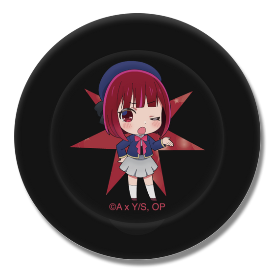 Smart Grip Stand [ Black ]［ 【OSHI NO KO】 -  Kana Arima - Mini Character ］