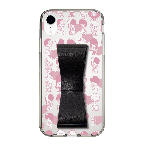 Slim Protection Case - STAND & RING RIBBON Black［ Rune Naito - RUNE Girl Kids ］