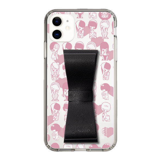 Slim Protection Case - STAND & RING RIBBON Black［ Rune Naito - RUNE Girl Kids ］