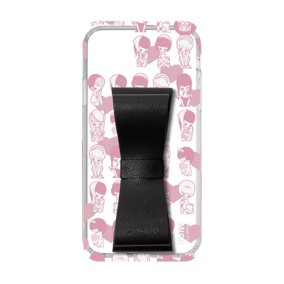 Slim Protection Case - STAND & RING RIBBON Black［ Rune Naito - RUNE Girl Kids ］