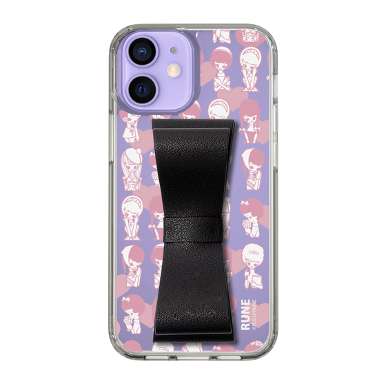 Slim Protection Case - STAND & RING RIBBON Black［ Rune Naito - RUNE Girl Kids ］