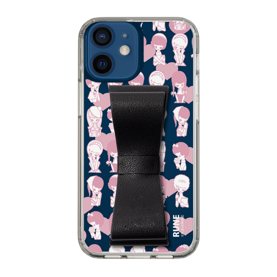 Slim Protection Case - STAND & RING RIBBON Black［ Rune Naito - RUNE Girl Kids ］