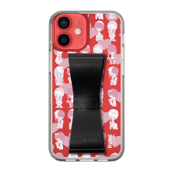 Slim Protection Case - STAND & RING RIBBON Black［ Rune Naito - RUNE Girl Kids ］