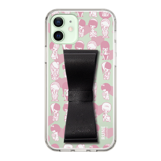 Slim Protection Case - STAND & RING RIBBON Black［ Rune Naito - RUNE Girl Kids ］