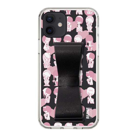 Slim Protection Case - STAND & RING RIBBON Black［ Rune Naito - RUNE Girl Kids ］