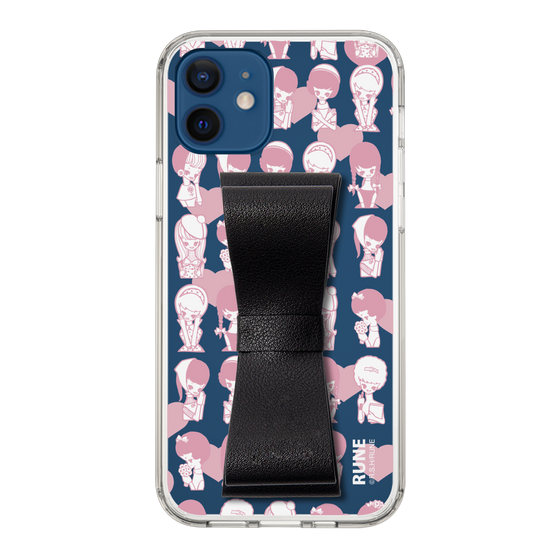 Slim Protection Case - STAND & RING RIBBON Black［ Rune Naito - RUNE Girl Kids ］