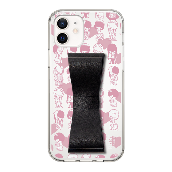 Slim Protection Case - STAND & RING RIBBON Black［ Rune Naito - RUNE Girl Kids ］