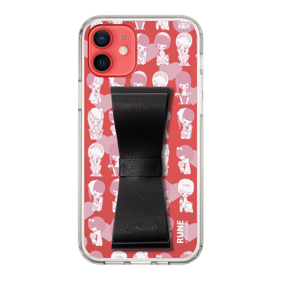 Slim Protection Case - STAND & RING RIBBON Black［ Rune Naito - RUNE Girl Kids ］