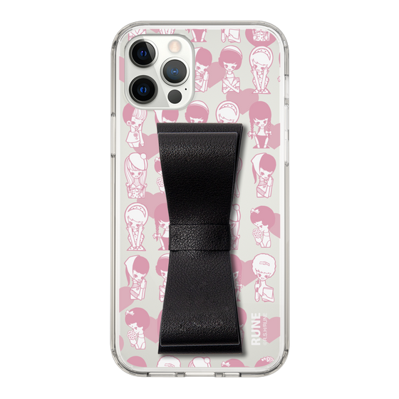 Slim Protection Case - STAND & RING RIBBON Black［ Rune Naito - RUNE Girl Kids ］