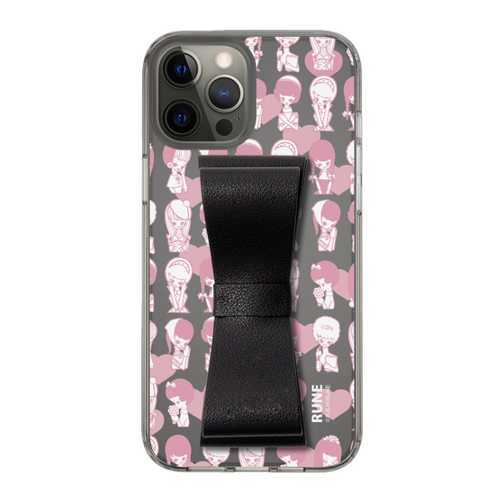 Slim Protection Case - STAND & RING RIBBON Black［ Rune Naito - RUNE Girl Kids ］