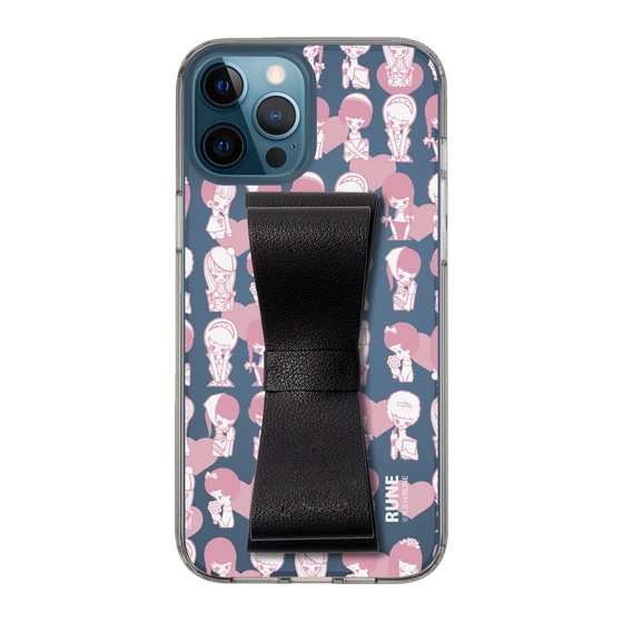 Slim Protection Case - STAND & RING RIBBON Black［ Rune Naito - RUNE Girl Kids ］