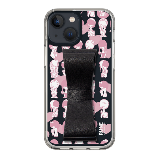 Slim Protection Case - STAND & RING RIBBON Black［ Rune Naito - RUNE Girl Kids ］