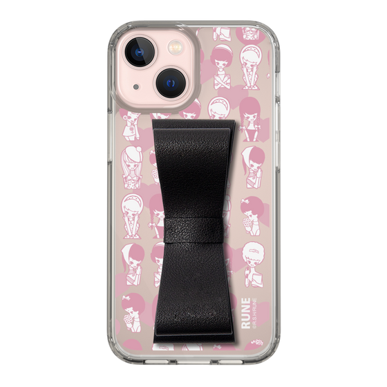 Slim Protection Case - STAND & RING RIBBON Black［ Rune Naito - RUNE Girl Kids ］