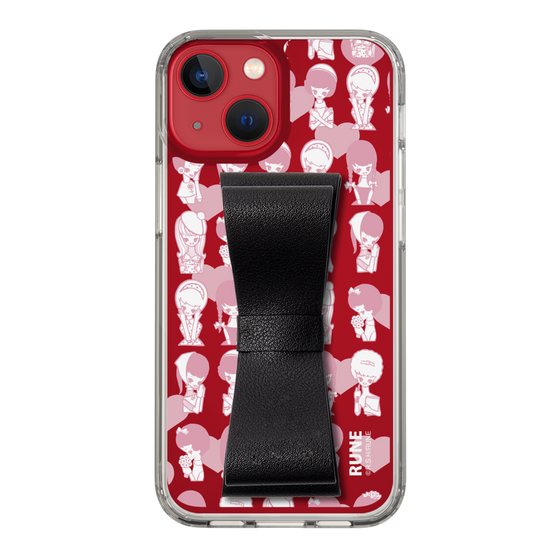 Slim Protection Case - STAND & RING RIBBON Black［ Rune Naito - RUNE Girl Kids ］