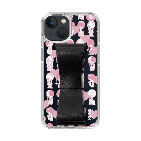 Slim Protection Case - STAND & RING RIBBON Black［ Rune Naito - RUNE Girl Kids ］