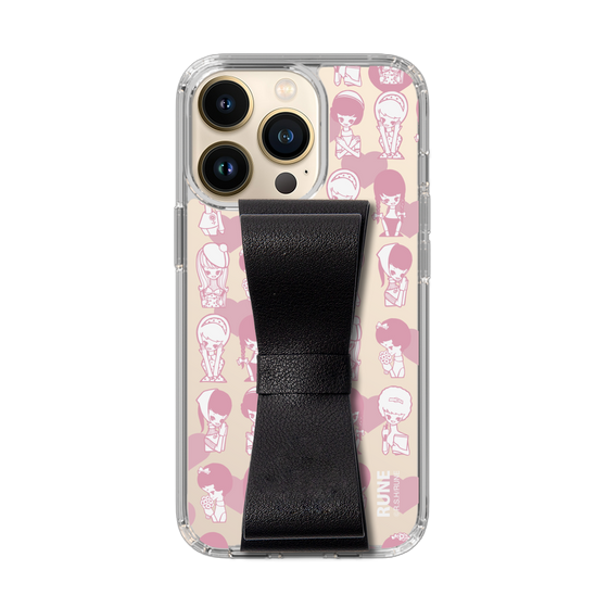 Slim Protection Case - STAND & RING RIBBON Black［ Rune Naito - RUNE Girl Kids ］