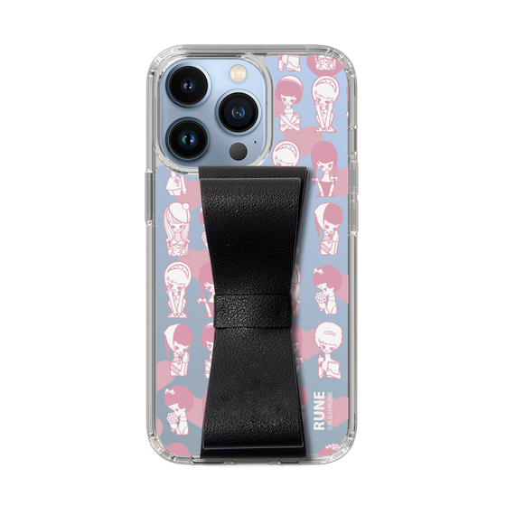 Slim Protection Case - STAND & RING RIBBON Black［ Rune Naito - RUNE Girl Kids ］