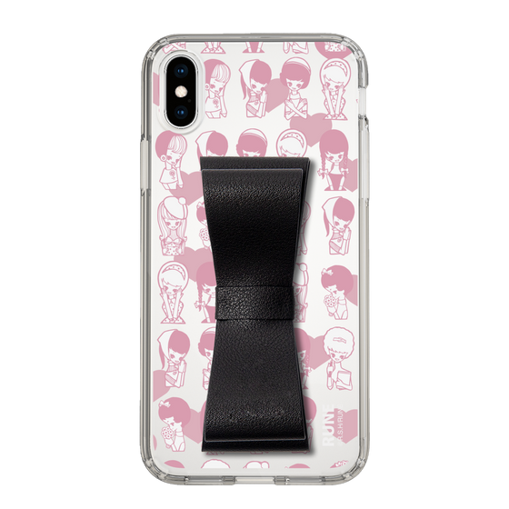 Slim Protection Case - STAND & RING RIBBON Black［ Rune Naito - RUNE Girl Kids ］