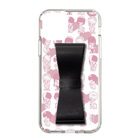 Slim Protection Case - STAND & RING RIBBON Black［ Rune Naito - RUNE Girl Kids ］