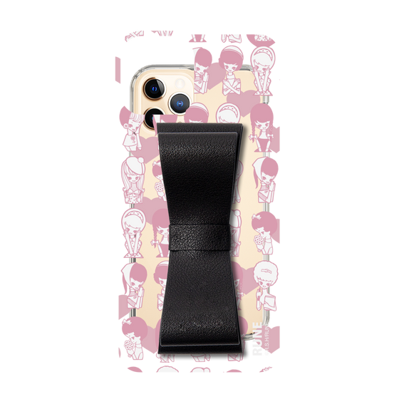 Slim Protection Case - STAND & RING RIBBON Black［ Rune Naito - RUNE Girl Kids ］