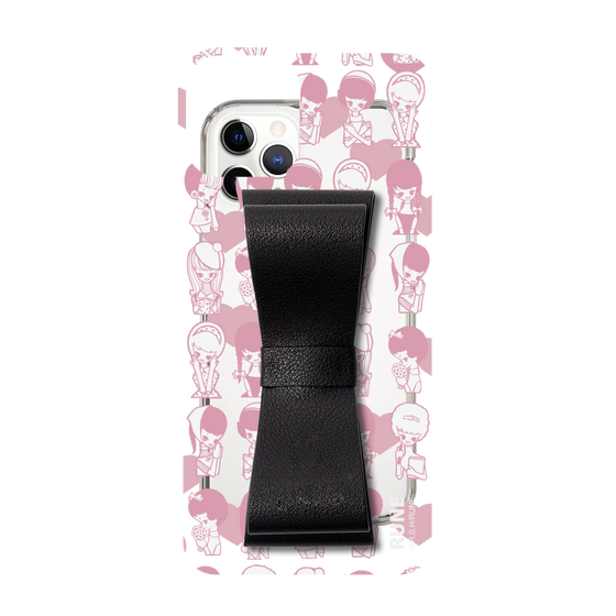 Slim Protection Case - STAND & RING RIBBON Black［ Rune Naito - RUNE Girl Kids ］