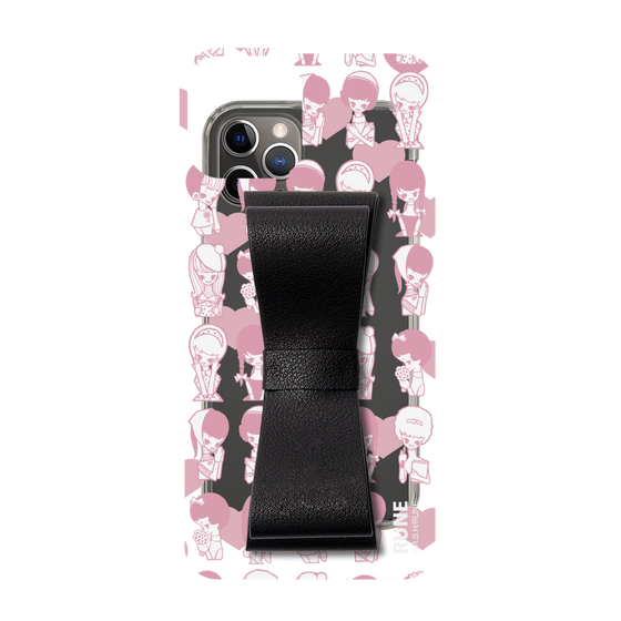 Slim Protection Case - STAND & RING RIBBON Black［ Rune Naito - RUNE Girl Kids ］