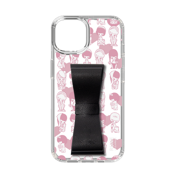 Slim Protection Case - STAND & RING RIBBON Black［ Rune Naito - RUNE Girl Kids ］